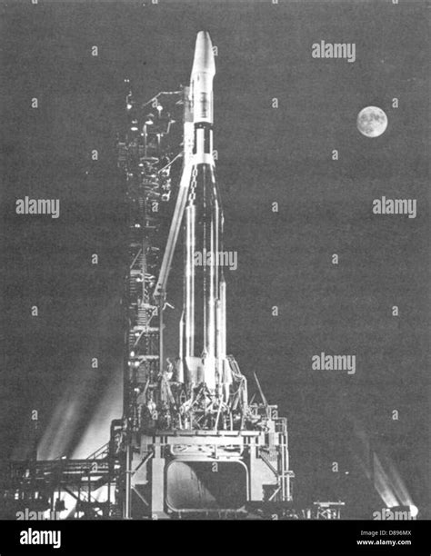 Atlas Agena B With Ranger 2 Nov 18 1961 Stock Photo Alamy