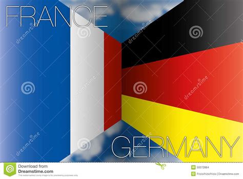 Lars stindl (til venstre) scoret to minutter på overtid for tyskland. Frankrike Vs Tyskland Flaggor Stock Illustrationer ...