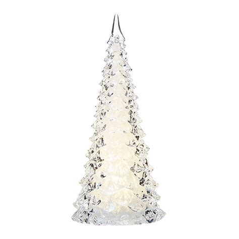 Chic Crystal Clear Lighted Christmas Tree 95 Inch Acrylic Decorative