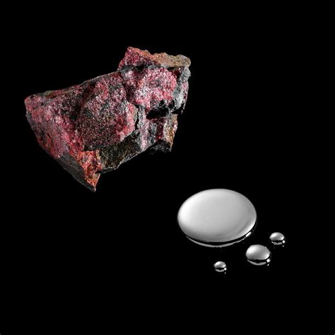 Cinnabar And Mercury Photograph By Science Photo Library Pixels