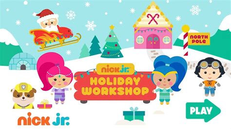 Hi guys, today i present nick jr games. Play the Free 'Nick Jr. Holiday Workshop Game' w/ PAW ...