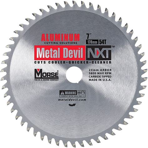 Metal Devil Nxt Circular Saw Blades Aluminum Cutting