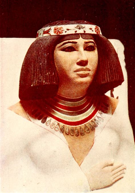 Ancient Art In Egypt 1912 Bust Of The Princess Neferet Egypt