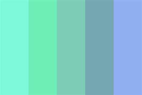 Aquamarine Color Palette Color Palette Aqua Color Palette