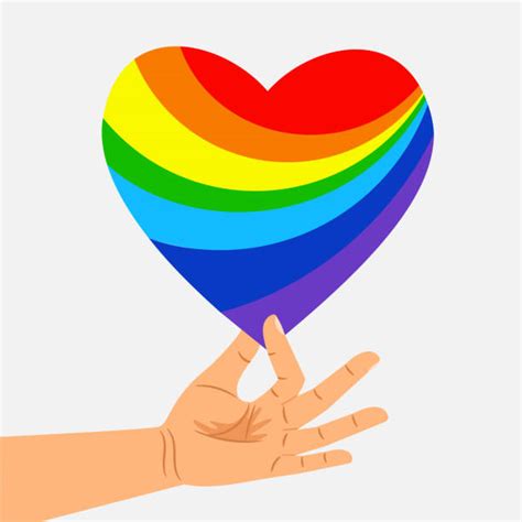 930 hands holding rainbow heart stock illustrations royalty free vector graphics and clip art