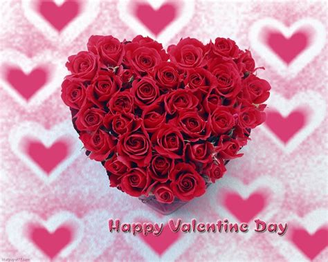 Happy Valentines Day Rose Flower Heart Pictures Photos And Images