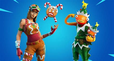Fortnite generations cup takes place december 18, exclusive to ps4 & ps5. Fortnite v15.00 Christmas Skins Leaked - Gingerbread ...