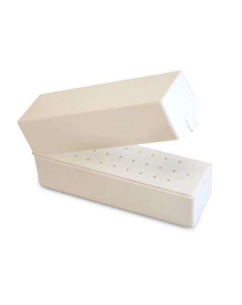 Fréztartó dobozka összecsukható fehér 30dbos manipedishop.hu