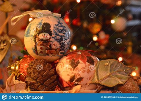 Christmas Balls Decoration Celebration Festivity Stock Photo Image Of