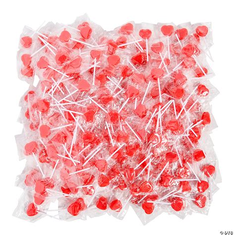 Bulk 320 Pc Mini Heart Lollipops Oriental Trading