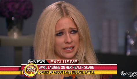Avril Lavigne Tears Up While Discussing Lyme Disease Battle Avril Lavigne Just Jared