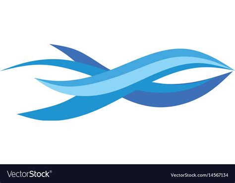 Fish Abstract Logo Template Royalty Free Vector Image