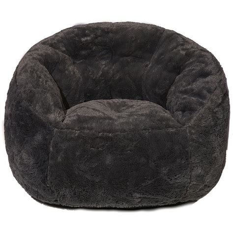 Browse bedbathandbeyond.com for a wide assortment of bean bags, bean bag loungers, futon chairs, and more. New Idea Nuova Faux Fur Bean Bag Chair - Dark Gray Model ...
