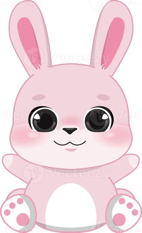 Pink Rabbit Cartoon Character 19841064 Png