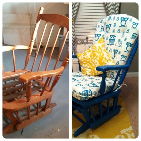 Rocks chairs outdoor glider chair plans roc. refinished glider | Rocking chair, Rocking chair nursery, Diy crafts for bedroom