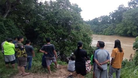 Tercebur Ke Sungai Batang Merangin Bocah 7 Tahun Hilang Terseret Arus