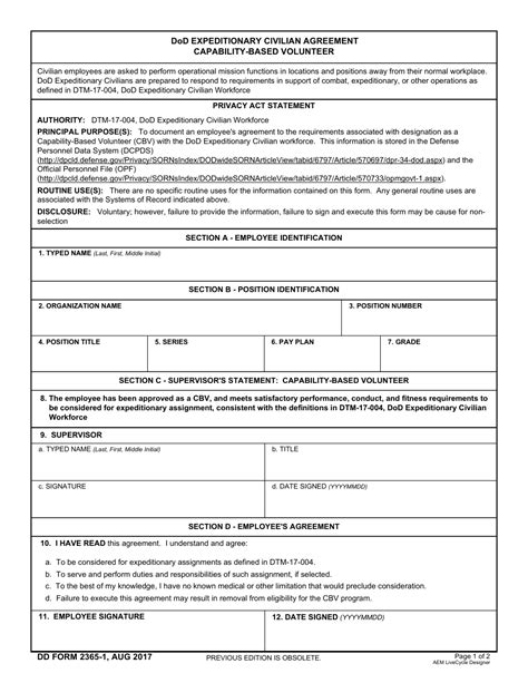 Dod Forms Fillable Printable Forms Free Online