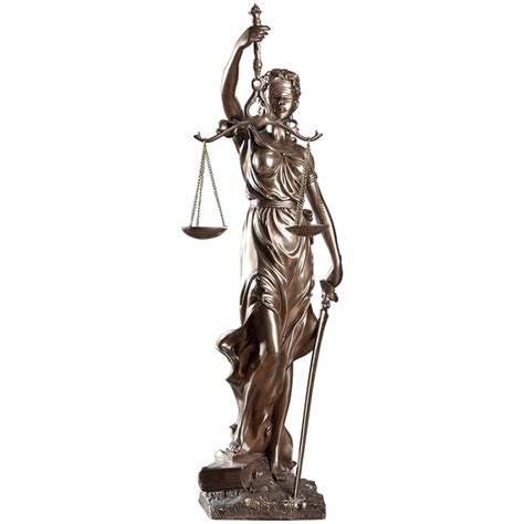 47cm High European Retro Justice Goddess Sculpture Fair Goddess Statue