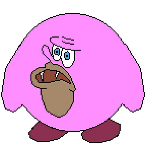 Pixilart Cursed Kirby By Rezok
