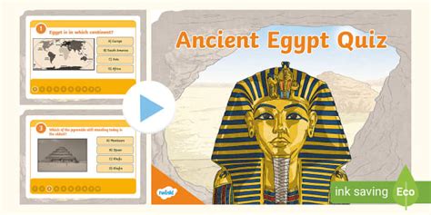 ancient egypt quiz powerpoint nauczyciel wykonał twinkl