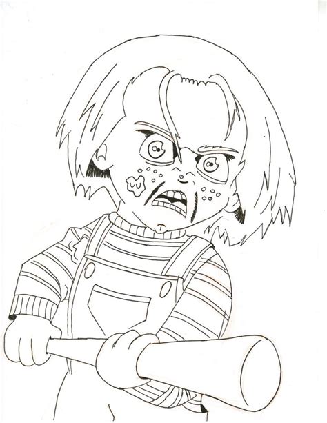 Printable Chucky Coloring Pages Printable Word Searches