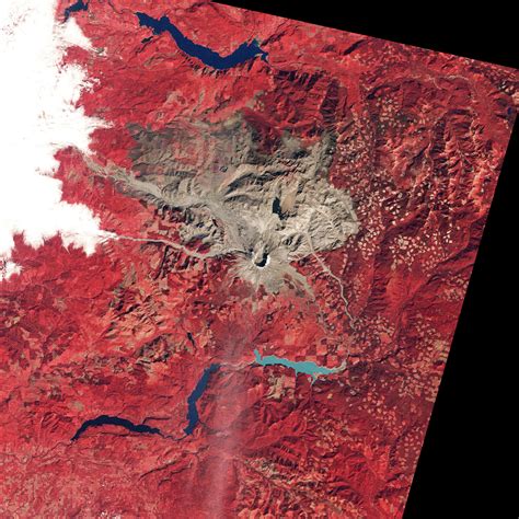 Landsat Image Gallery Mount St Helens