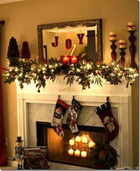 43 Ways to Decorate Fireplace for Christmas  GODIYGO.COM