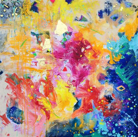 Galaxy Splash Abstract Painting Sold Stephen Lursen Art