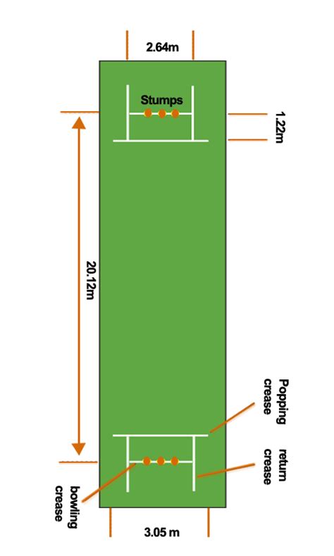 Cricket Pitch Dimensions