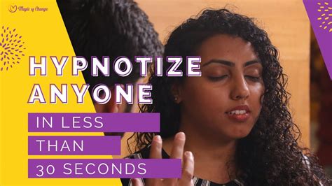 How To Hypnotize Anyone In Less Than 30 Seconds By Mohammed Rafi Youtube