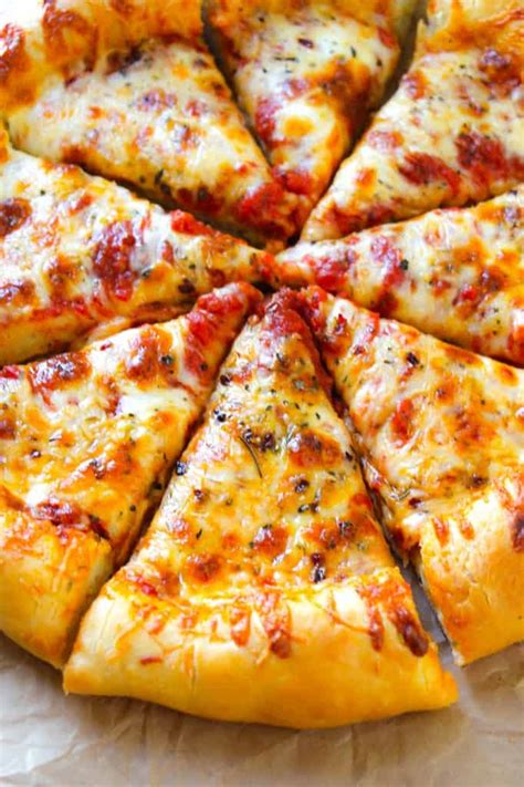 Cheesy Pizza Crust Layers Of Happiness