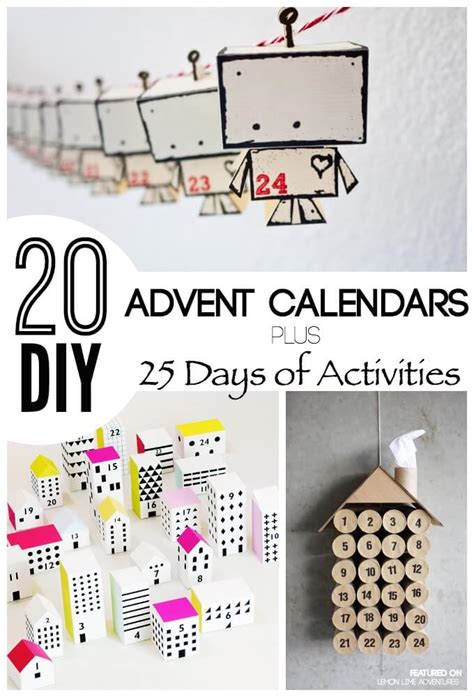 Awesome Diy Advent Calendar Ideas 25 Days Of Ideas
