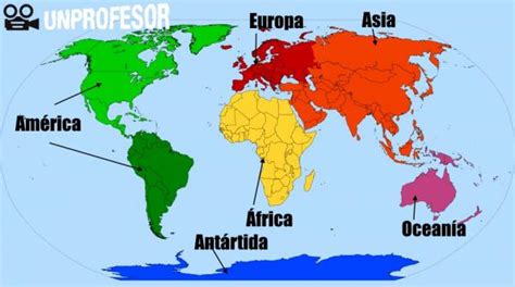 Cuántos Continentes Hay Y Sus Nombres ¡con Mapas Y Esquemas