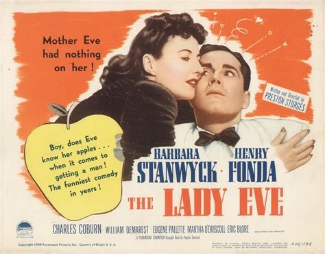The Lady Eve R1949 Us Title Card Posteritati Movie Poster Gallery