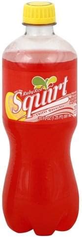 Squirt Ruby Red Soda Oz Nutrition Information Innit