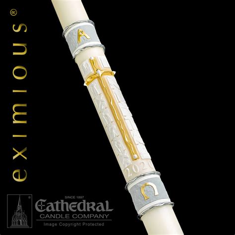 Paschal Candle Eximious Way Of The Cross Mckay Church Goods