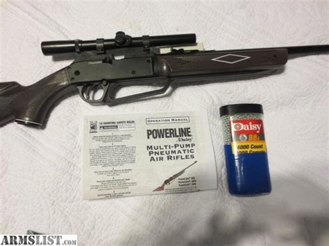 ARMSLIST For Sale Daisy Powerline 880 BB Pellet Gun W Scope