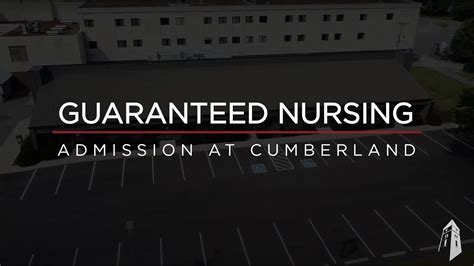 guaranteed nursing admissions at cumberland university youtube