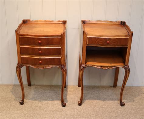 Pair Of French Cherry Wood Bedside Cabinets 690463 Sellingantiques
