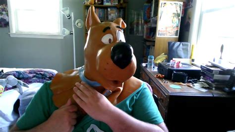 My Modified Scooby Doo Latex Mask Youtube