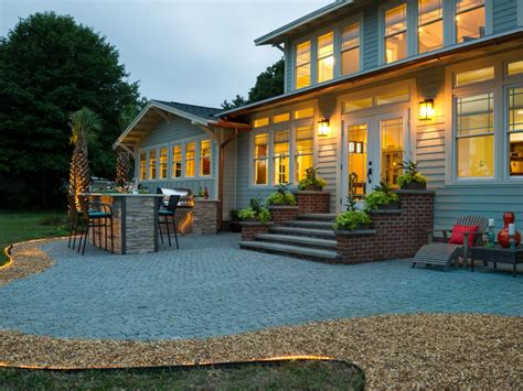 To estimate how much your pavers will cost, multiply each paver's cost by the number required for your patio. Back Patio Pictures From Blog Cabin 2014 | DIY Network ...