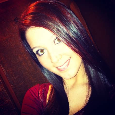 Chocolate brown hair and red highlights! (With images ...