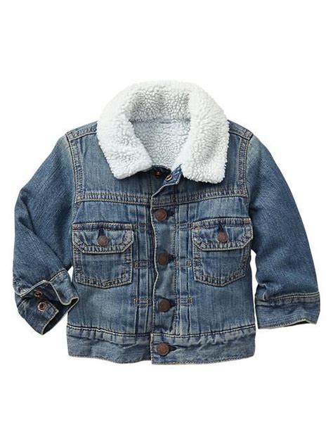 Gap Sherpa Lined Denim Jacket Baby Outerwear Luxury Baby Clothes