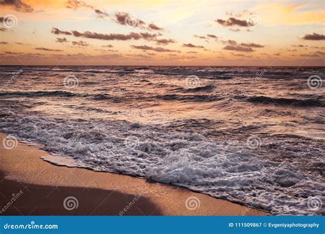 Early Morning At The Beach At Sunrise Stock Image Image Of Travel