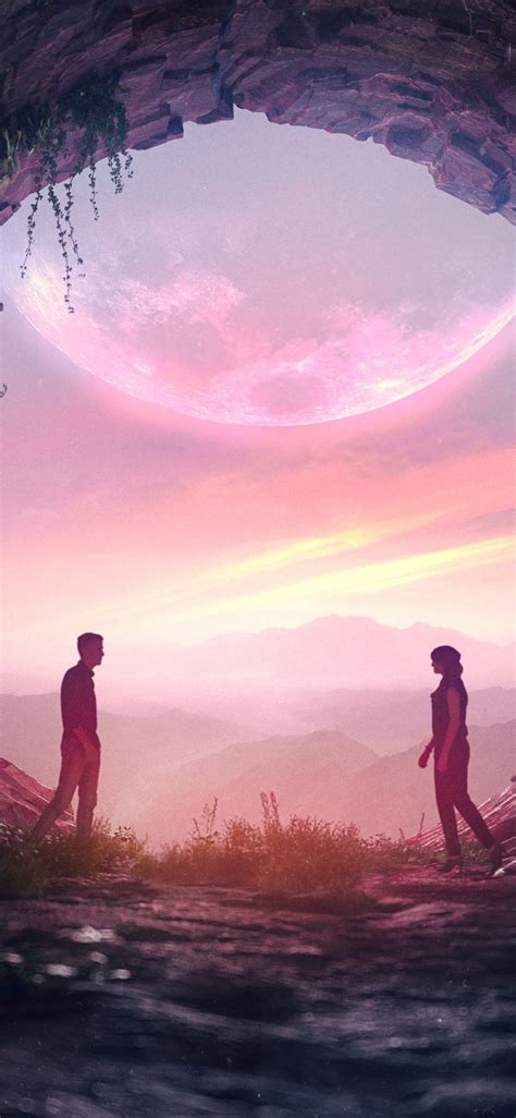 Night Sky Moon Wallpaper