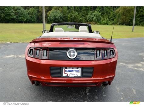 2014 Ruby Red Ford Mustang V6 Premium Convertible 85310166 Photo 6