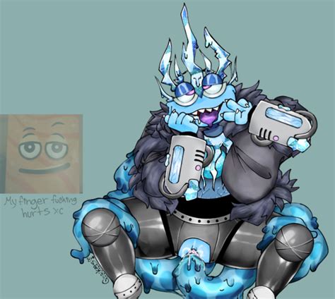 Rule 34 Cold Wubbox Epic Wubbox My Singing Monsters Pussy Simple Background Tentacle Tongue