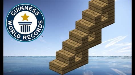 Guinness World Records Minecraft Staircase Guiness Record