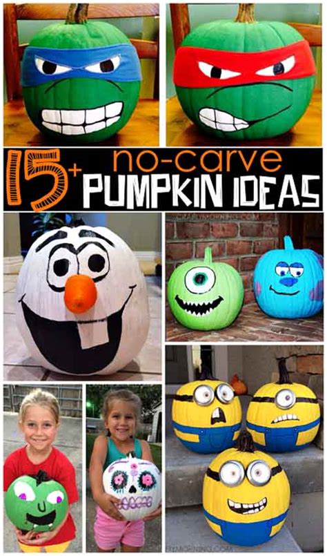 15 No Carve Pumpkin Ideas