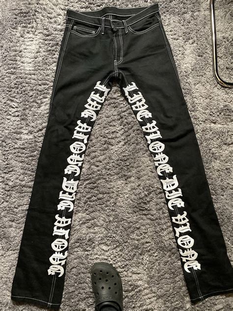 Vlone Vlone Old English Jeans Grailed